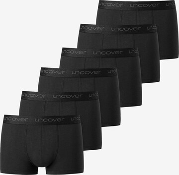uncover by SCHIESSER Boxer shorts in Black: front