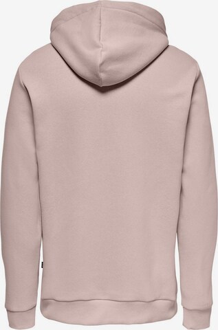 Coupe regular Sweat-shirt Only & Sons en rose