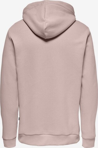 Only & Sons Regular Fit Sweatshirt in Pink