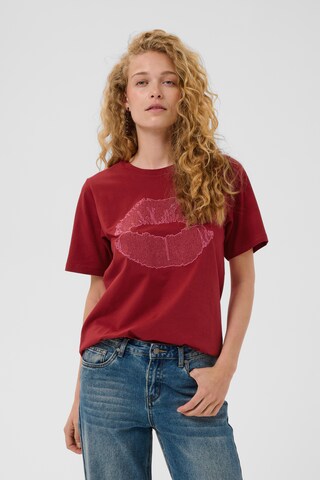 T-shirt 'CUEmba Gith' CULTURE en rouge : devant