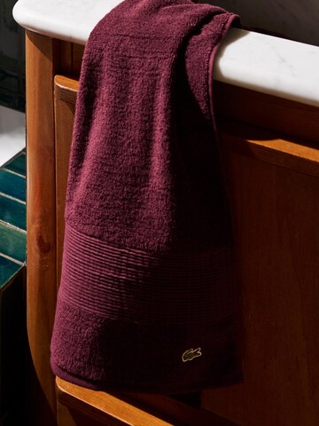 LACOSTE Handtuch 'LLECROCO'‌ in Rot