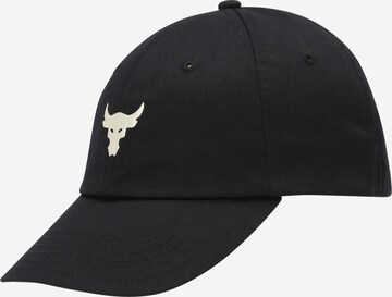 UNDER ARMOUR Sports cap 'Project Rock' in Black: front