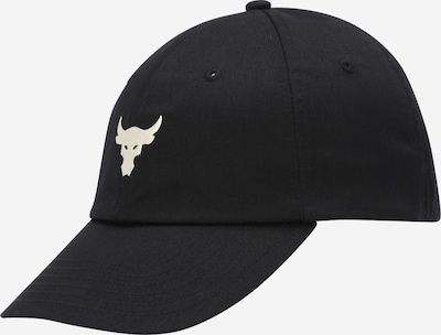 UNDER ARMOUR Sports cap 'Project Rock' in Black / White, Item view