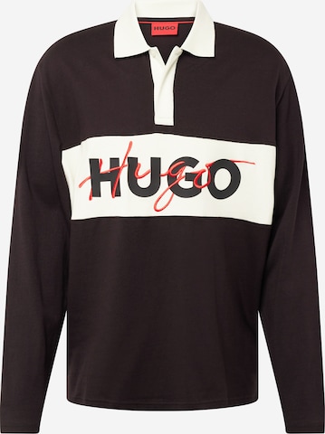 HUGO Sweatshirt 'Dilvret' in Black: front