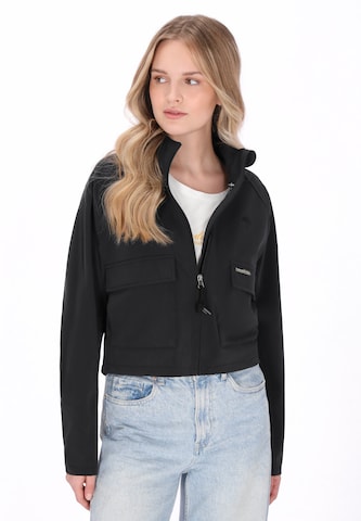 Schmuddelwedda Funktionsjacke in Schwarz: Vorderseite