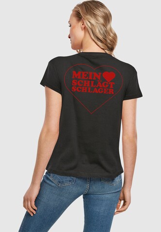 Merchcode Shirt 'Herz' in Black: front