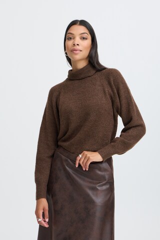 b.young Sweater in Brown: front