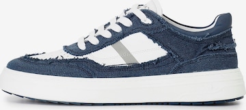 Baskets basses CAFè NOIR en bleu : devant