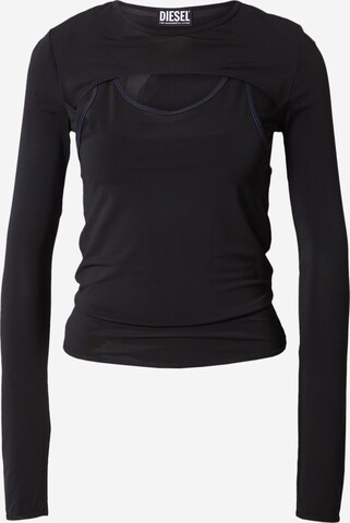 T-shirt 'OLAY' DIESEL en noir : devant