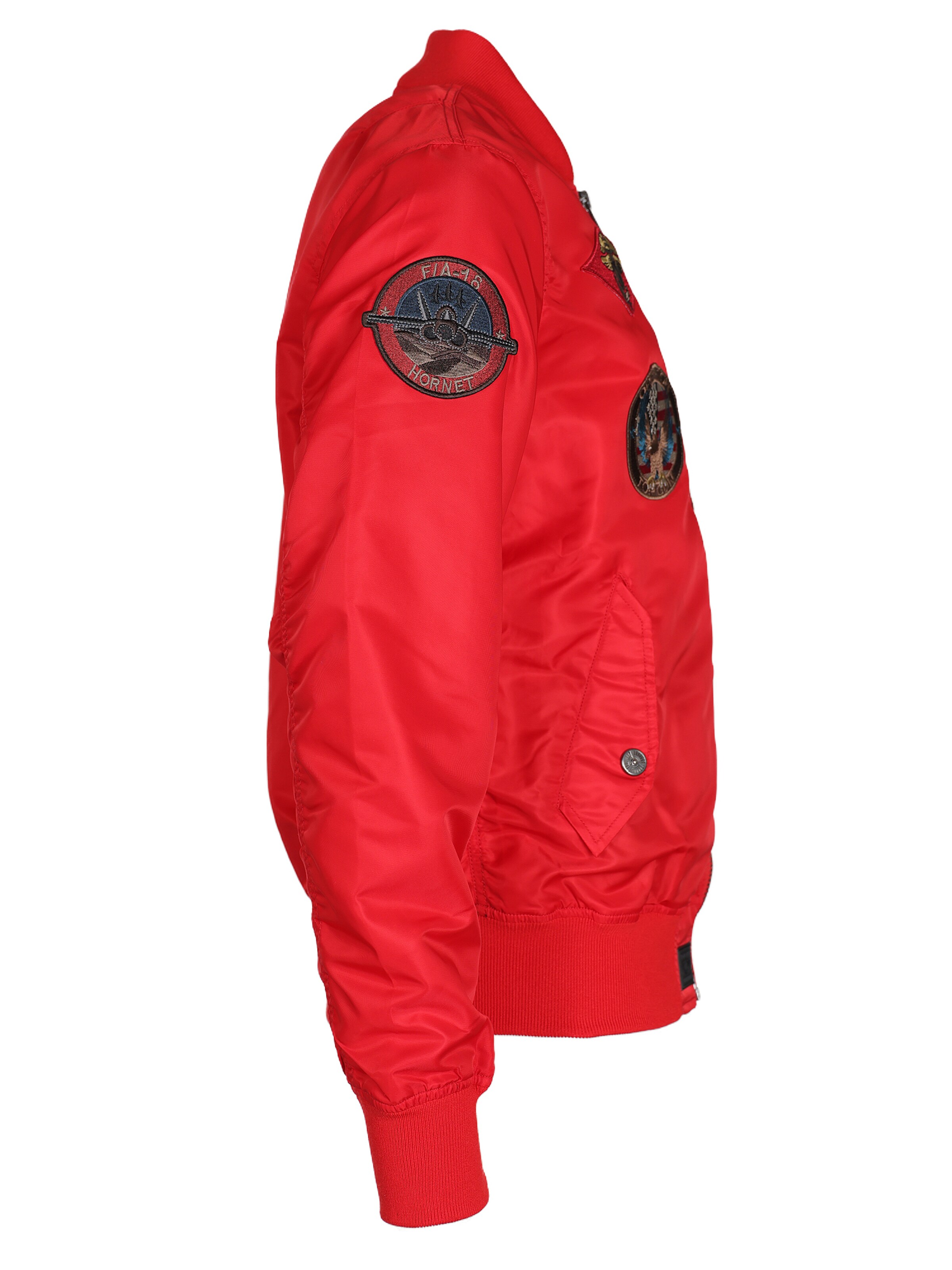 TOP GUN Jacke 'TG2024001' in Rot