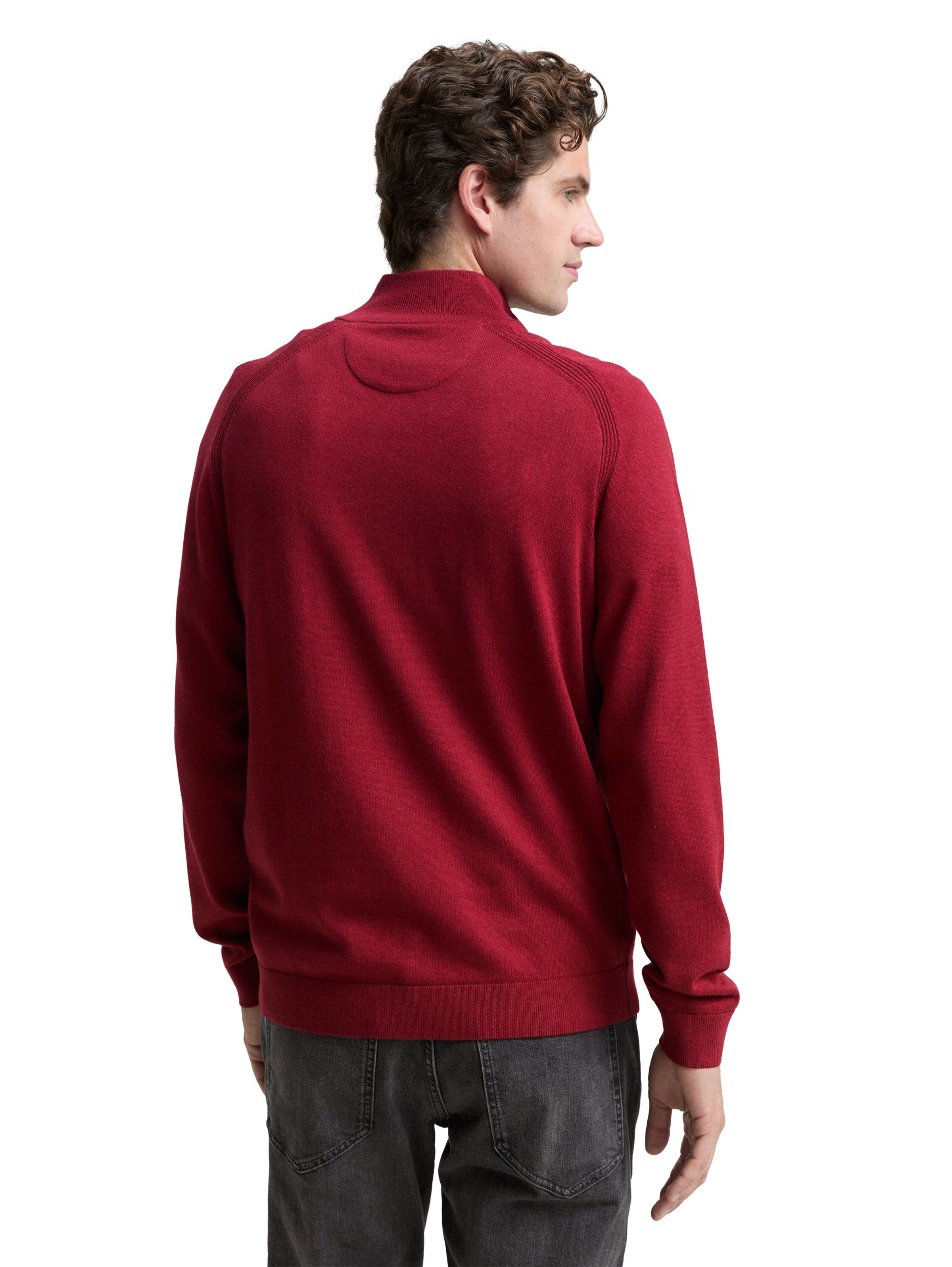 TOM TAILOR Sweater in Red