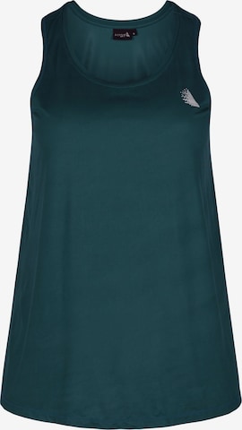 Active by Zizzi Sporttop in Groen: voorkant