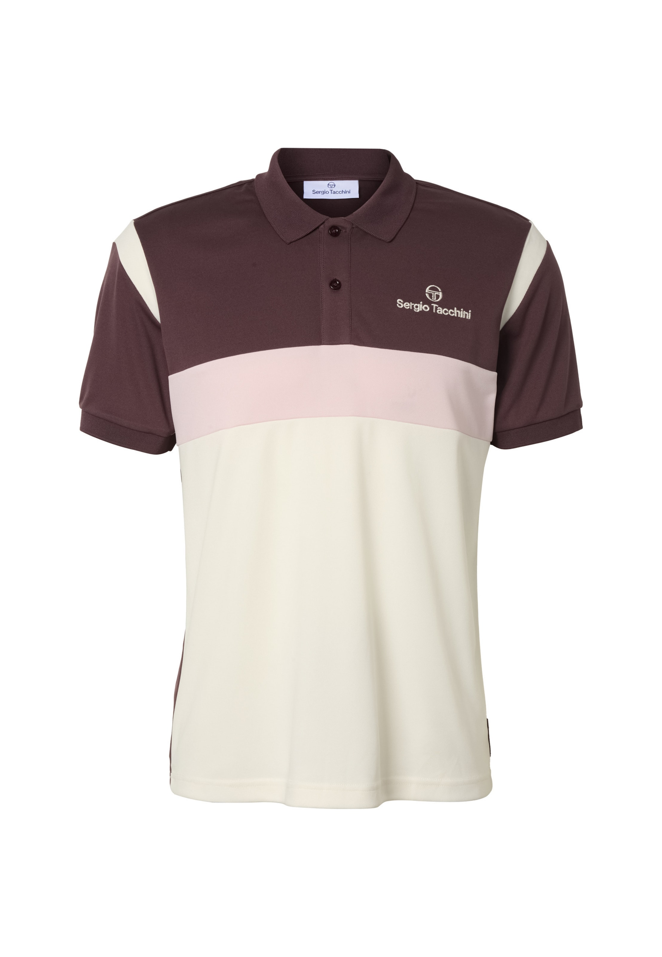 Sergio Tacchini Poloshirt 'Musa' in Lila: Vorderseite