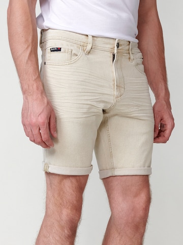 KOROSHI - regular Vaquero en beige: frente