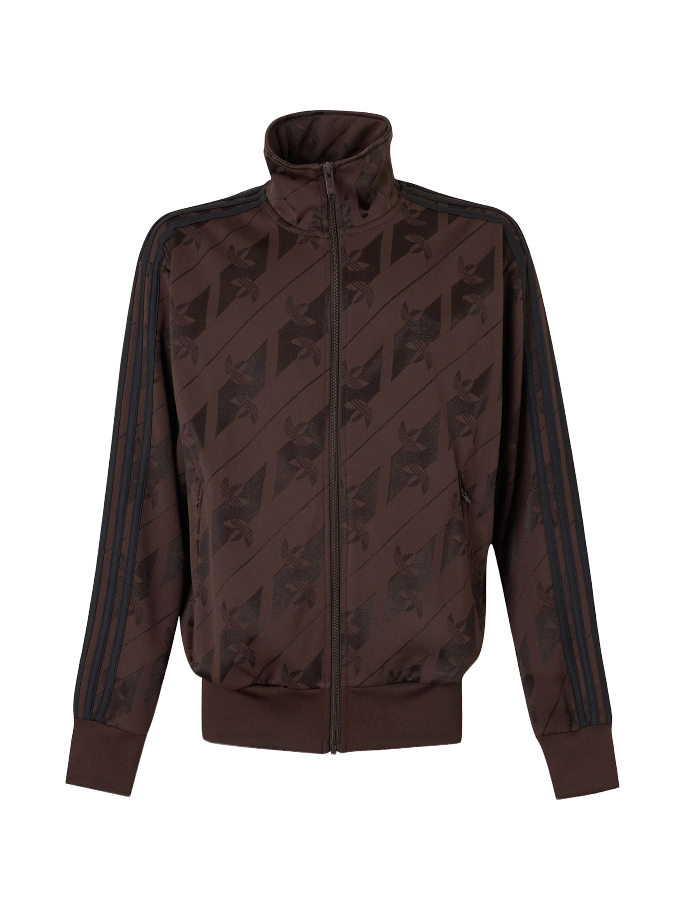 Giacca di felpa 'Firebird' in XS ADIDAS ORIGINALS di colore cioccolato / nero, Visualizzazione prodotti