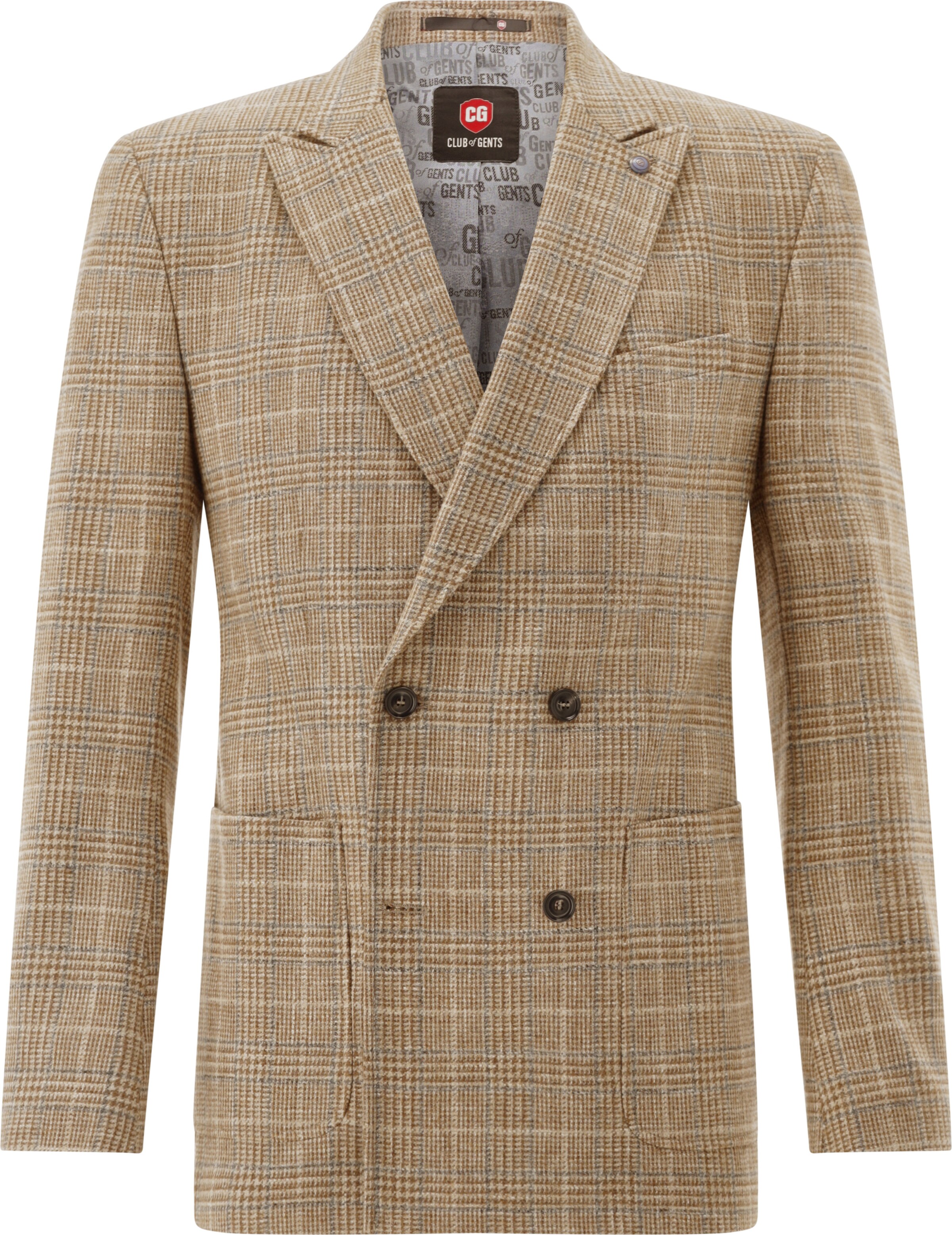 CG CLUB OF GENTS Regular fit Business Blazer 'Antonio' in Brown: front