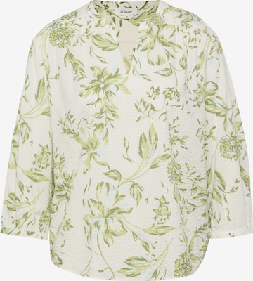 Chemisier s.Oliver en vert : devant