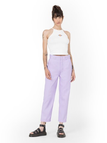 DICKIES - Tapered Calças 'PHOENIX' em roxo