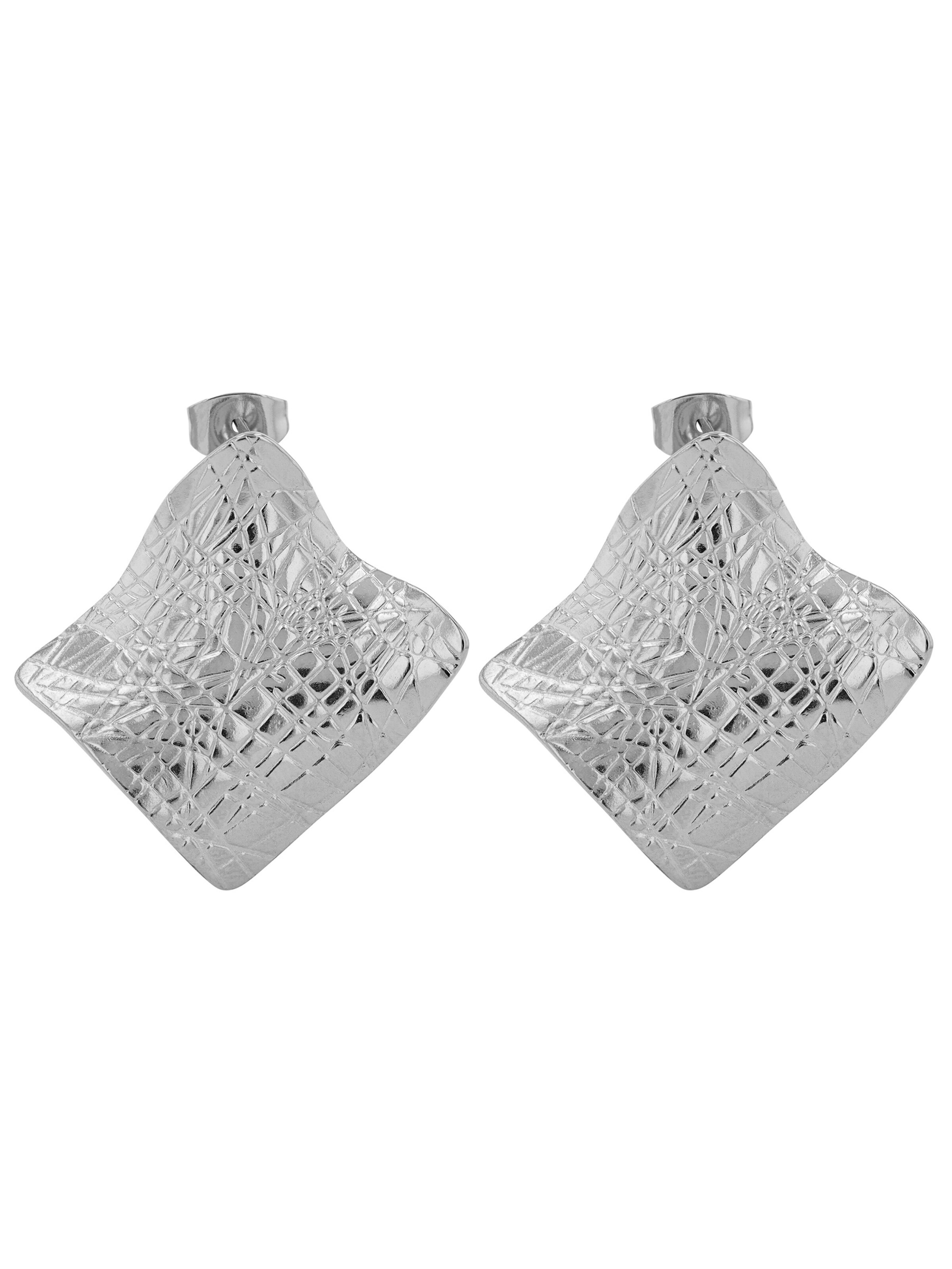 Akzent Earrings 'hautverträglich' in Silver: front