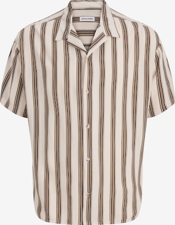 JACK & JONES Comfort fit Overhemd 'JJEJeff' in Beige