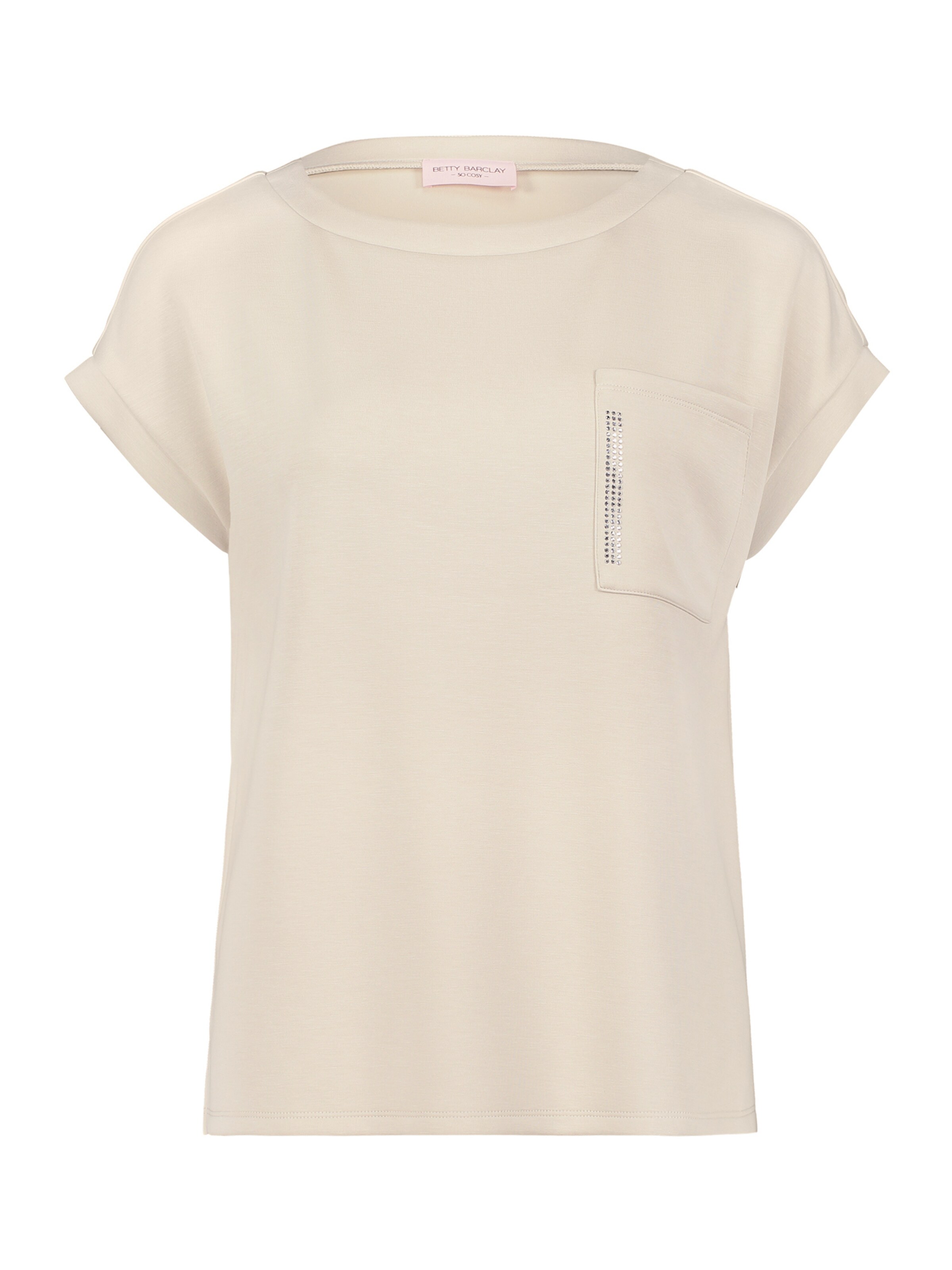 Sweat-shirt Betty Barclay en beige : devant