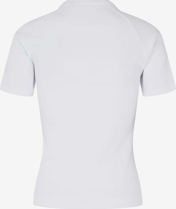 T-shirt 'ESBlossom SS O-neck Rib' Esmé Studios en blanc