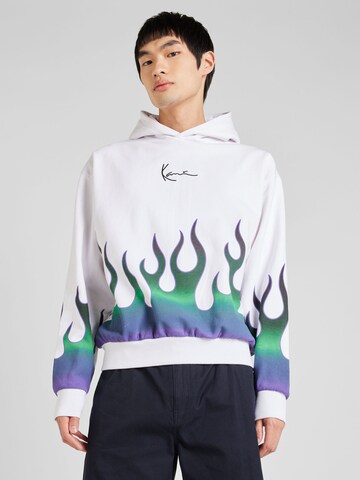 Karl Kani Sweatshirt i vit: framsida