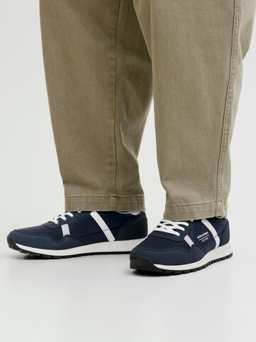 JACK & JONES Athletic lace-up shoe 'harrow' in Blue: front
