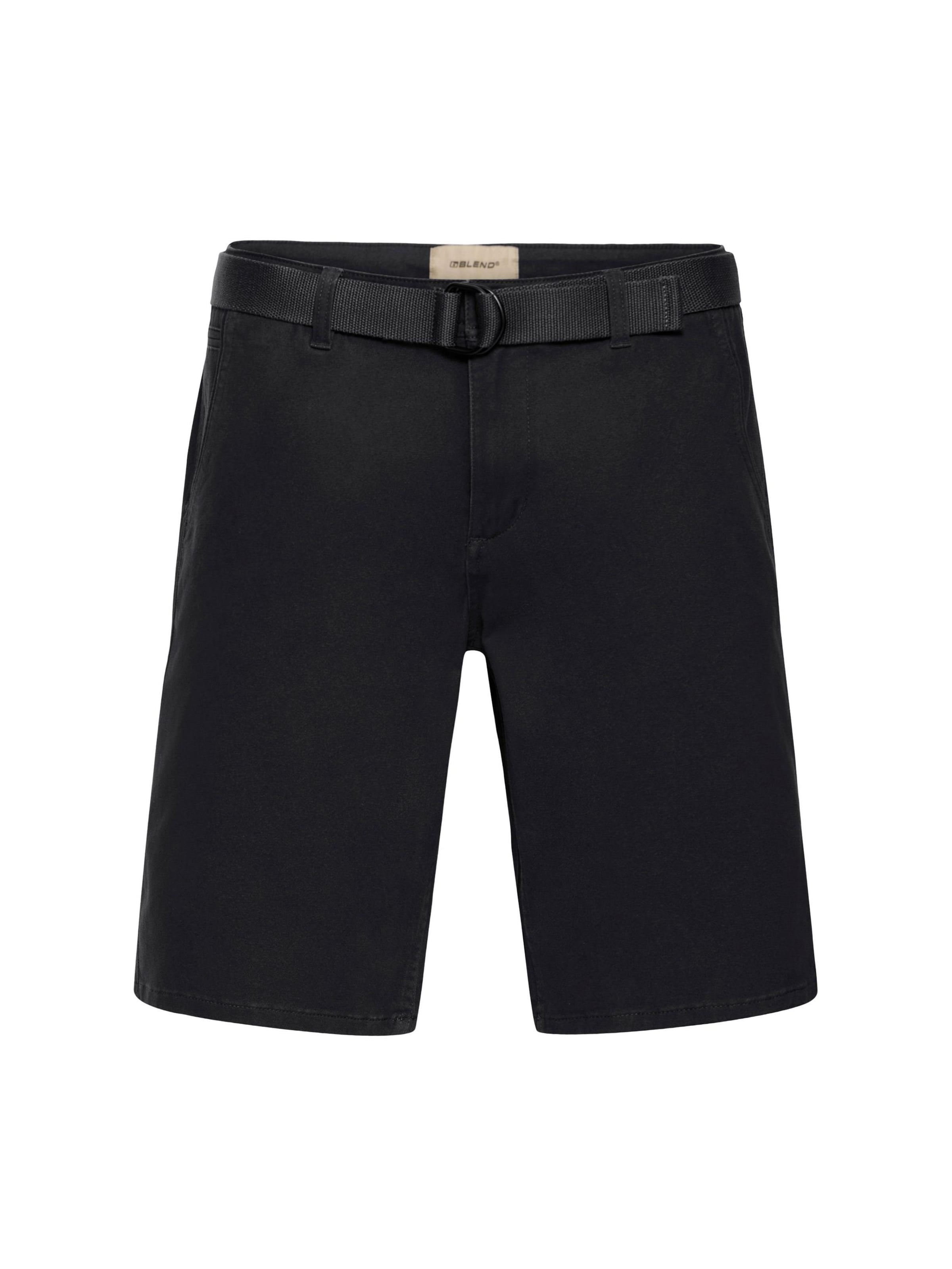 BLEND - Pantalón chino 'BHBelo' en negro: frente