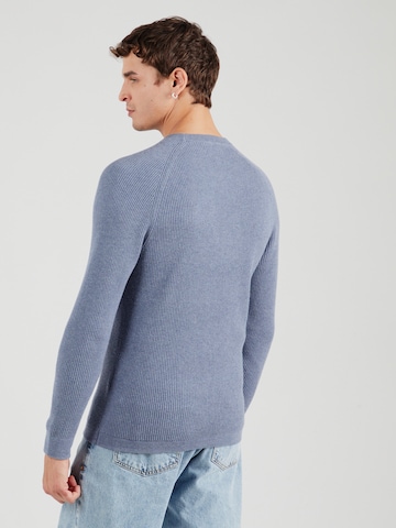 Hackett London Trui in Blauw: terug