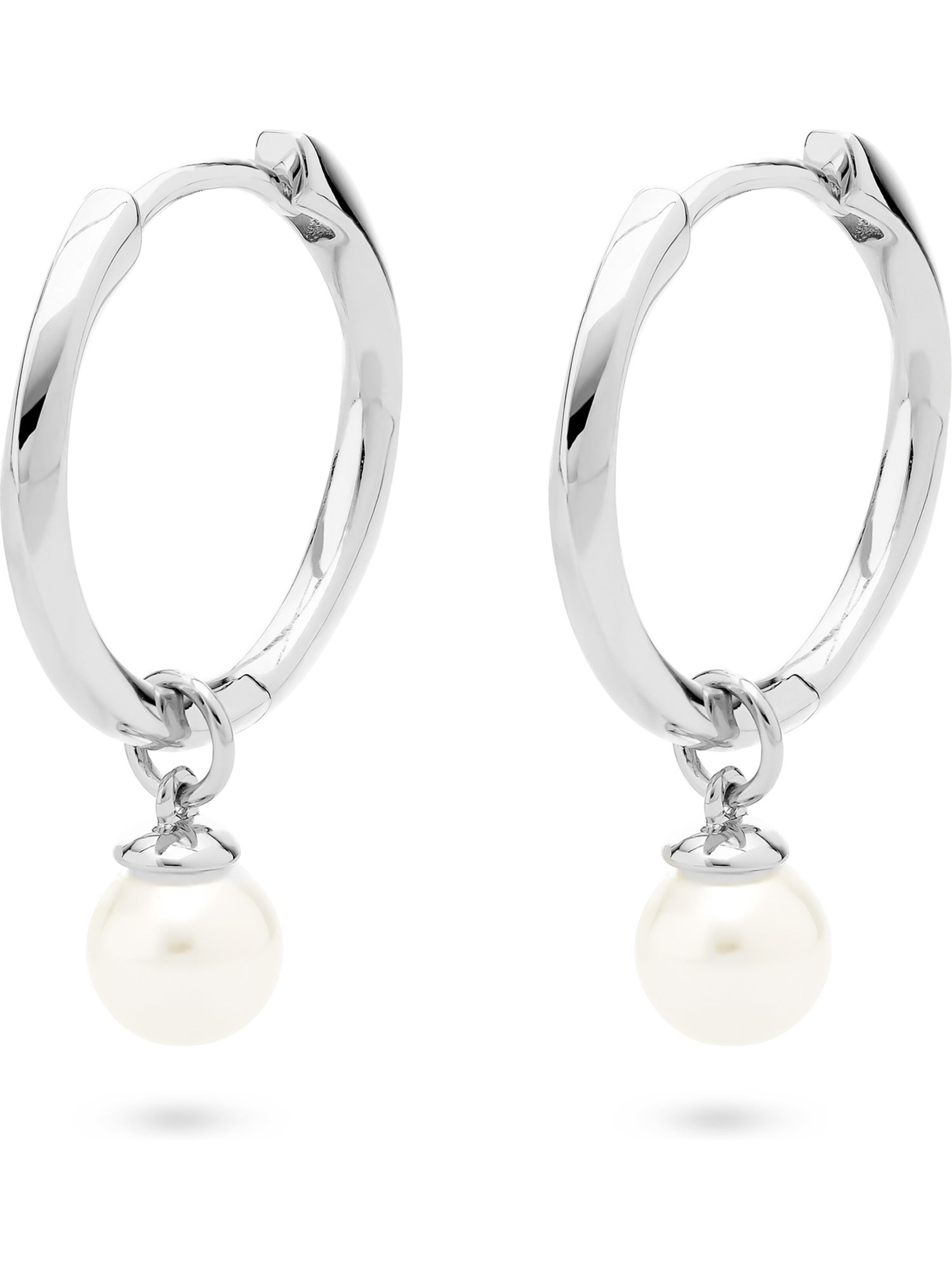 JETTE Earrings in Silver: front