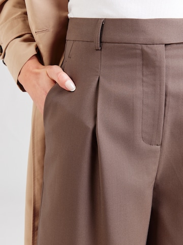 ABOUT YOU Wide leg Byxa 'Masha' i brun