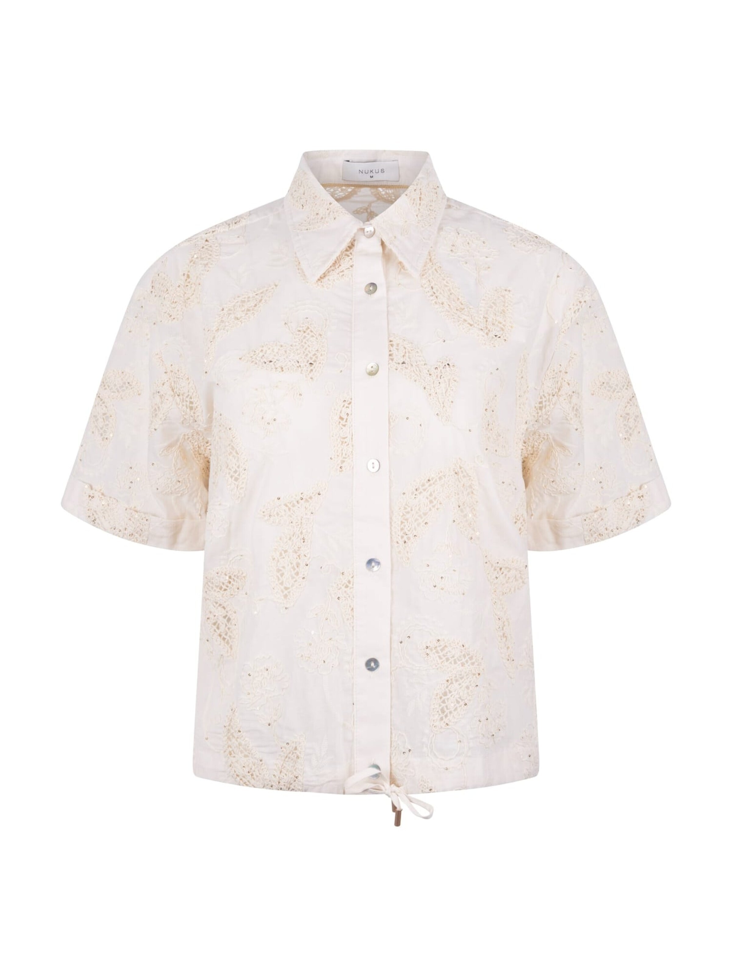 nukus Blouse in Beige