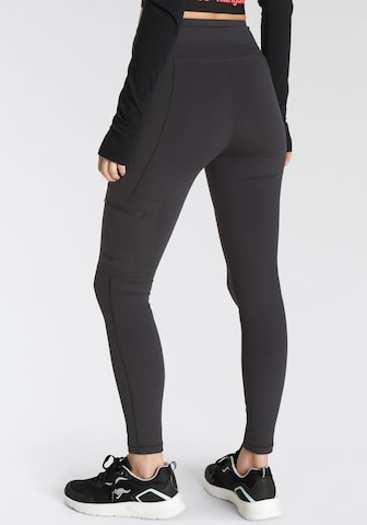 KangaROOS Skinny Workout Pants 'LM exkl.' in Black