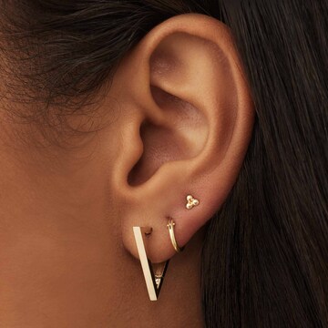 Boucles d'oreilles Isabel Bernard en or : devant