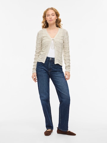 VILA Strickjacke 'VIWave' in Grau