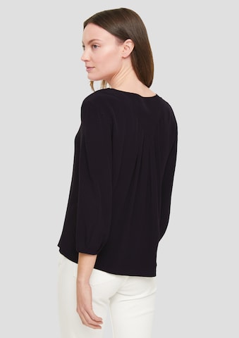 comma casual identity Blouse in Zwart: terug