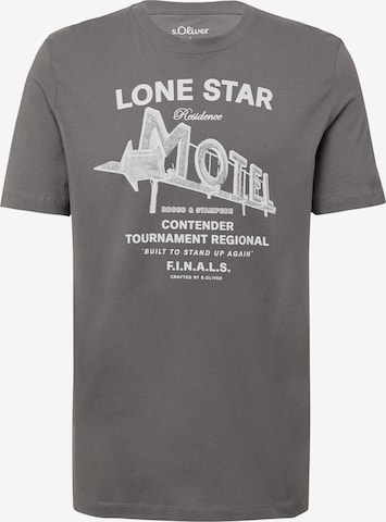 s.Oliver Shirt in Grau: Vorderseite