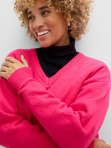 Pull-over bonprix en rose