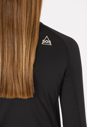 SOS Functioneel shirt 'Stratos' in Zwart