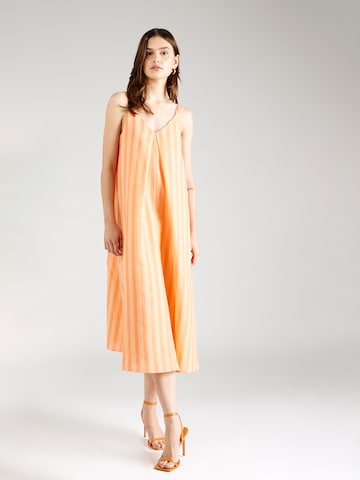 Robe d’été Marks & Spencer en orange : devant