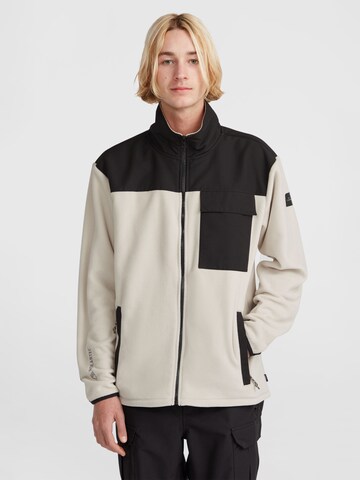 Giacca di pile funzionale 'Utility Polartec 200' di O'NEILL in bianco: frontale