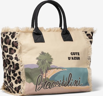 Borsa a mano 'Thalassa' di Braccialini in beige: frontale