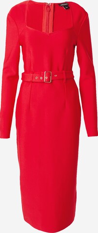 Karen Millen - Vestido en rojo: frente