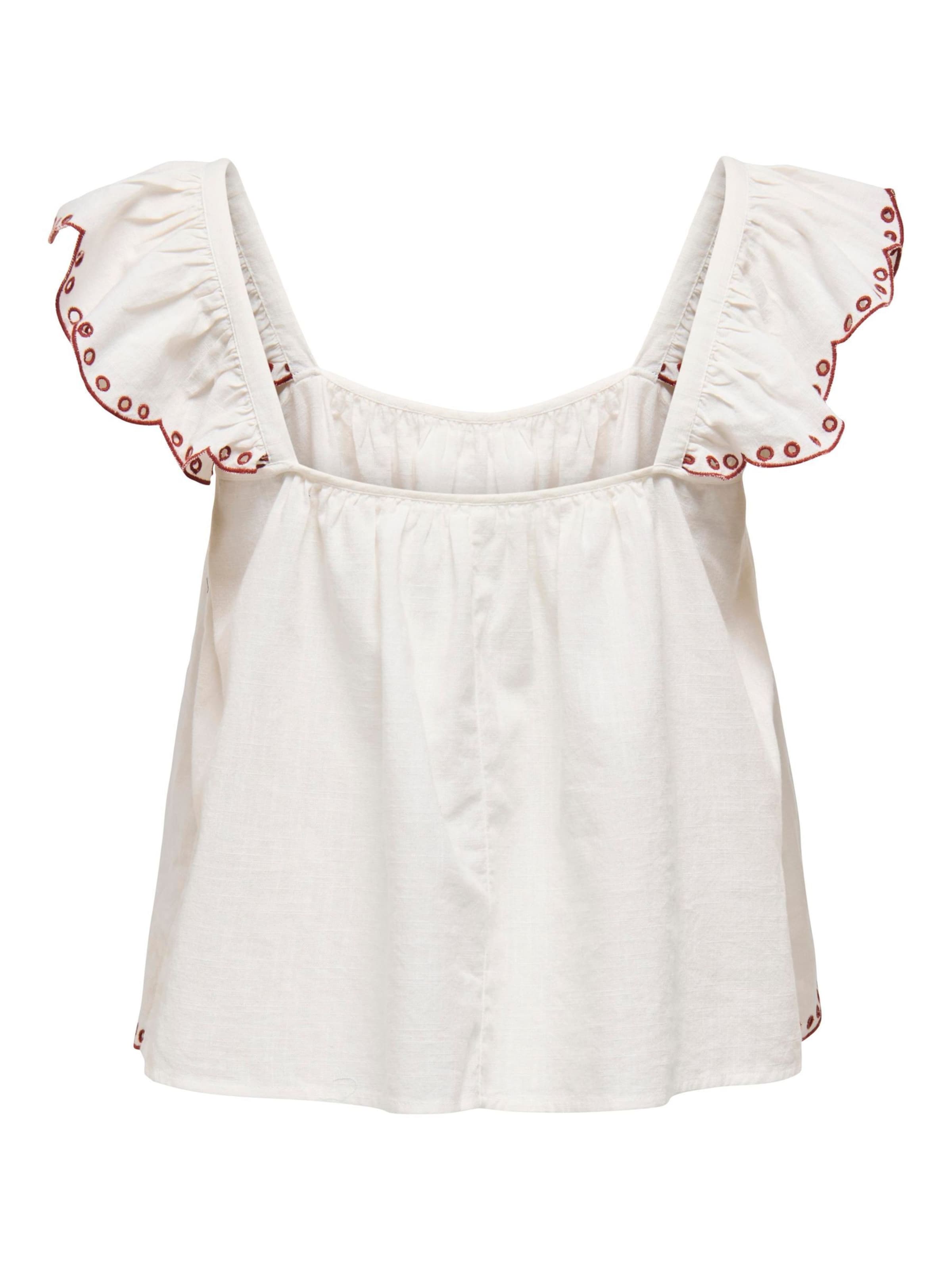 Top 'JDYPalma' di JDY in bianco