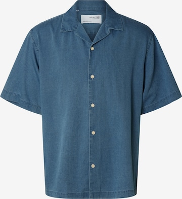 SELECTED Comfort fit Koszula w kolorze niebieski: przód