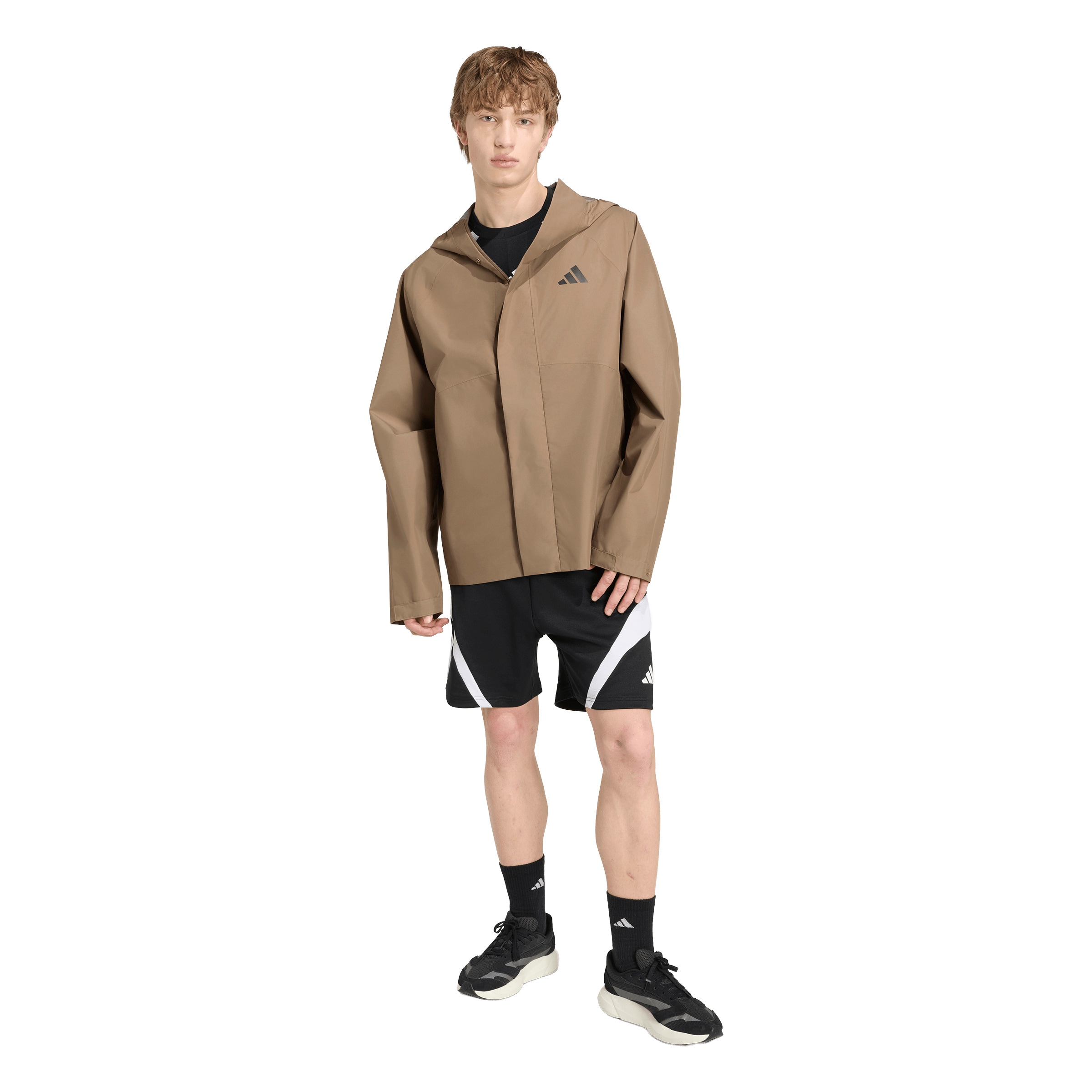 ADIDAS SPORTSWEAR - Chaqueta funcional 'ESS' en beige