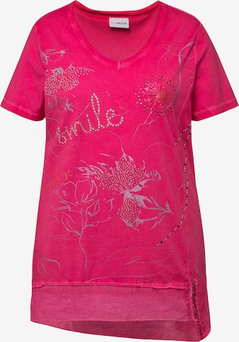 T-shirt MIAMODA en rose : devant