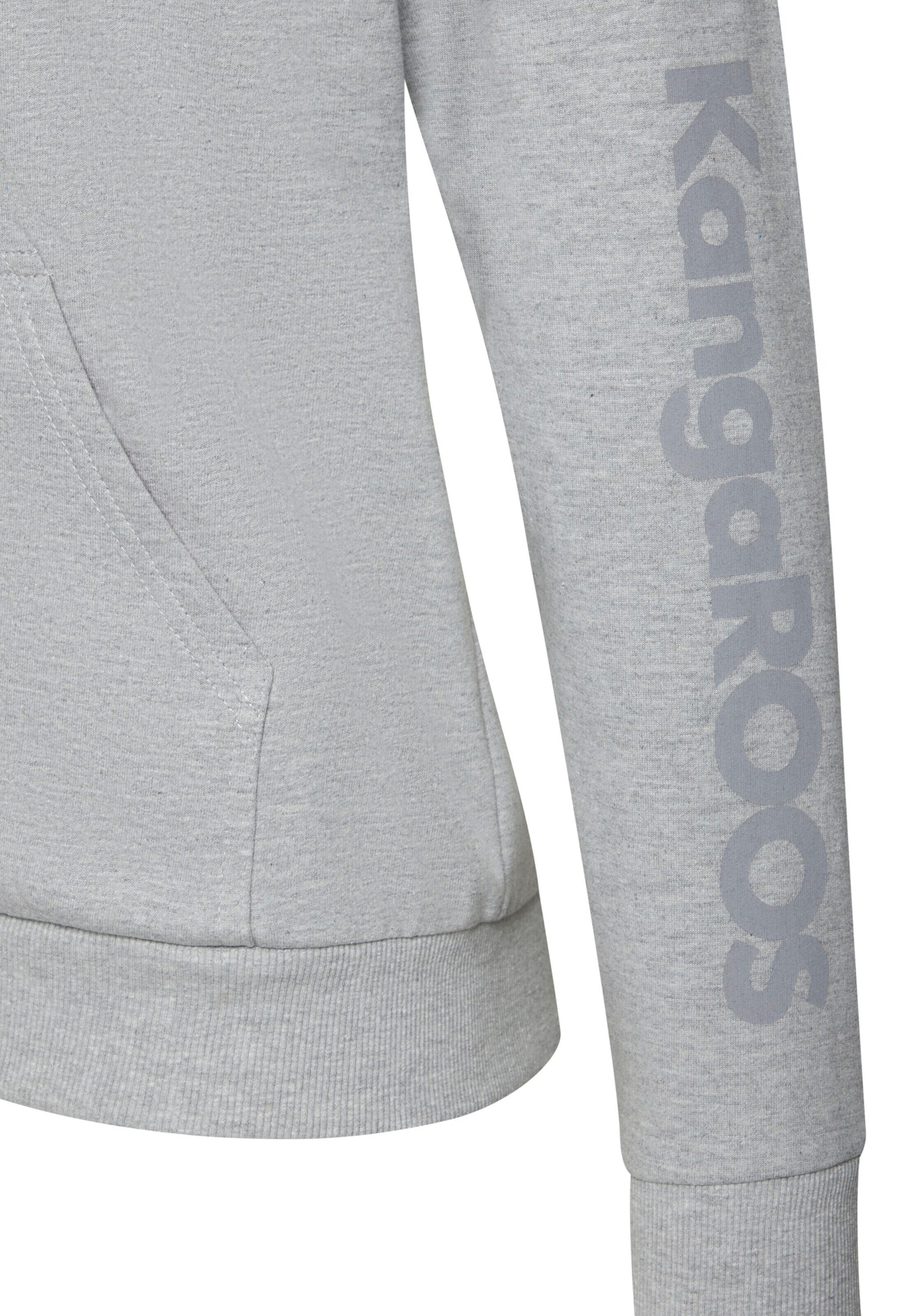 KangaROOS Zip-Up Hoodie in Grey