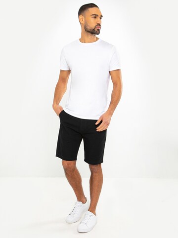 Threadbare - Regular Calças chino 'Southsea' em preto